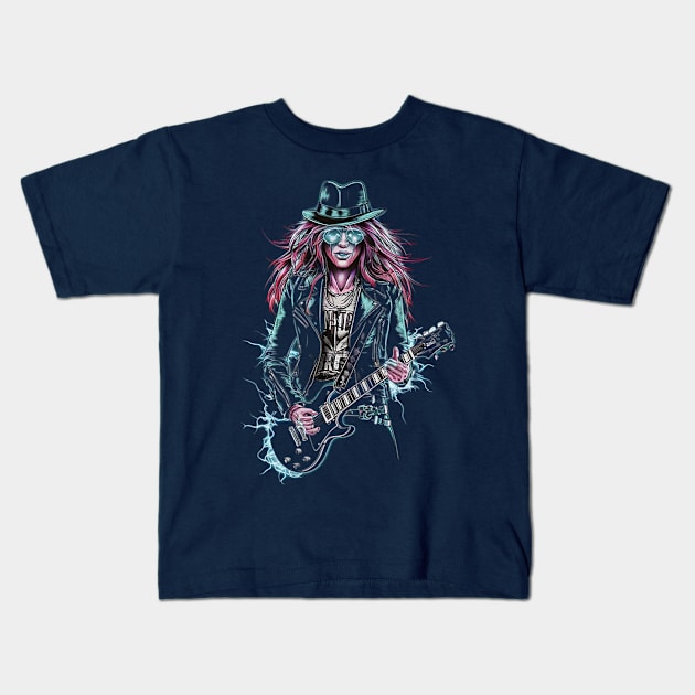 ROCK STAR Kids T-Shirt by likbatonboot